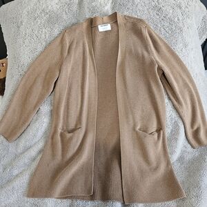 Old Navy Camel Open Front Cardigan